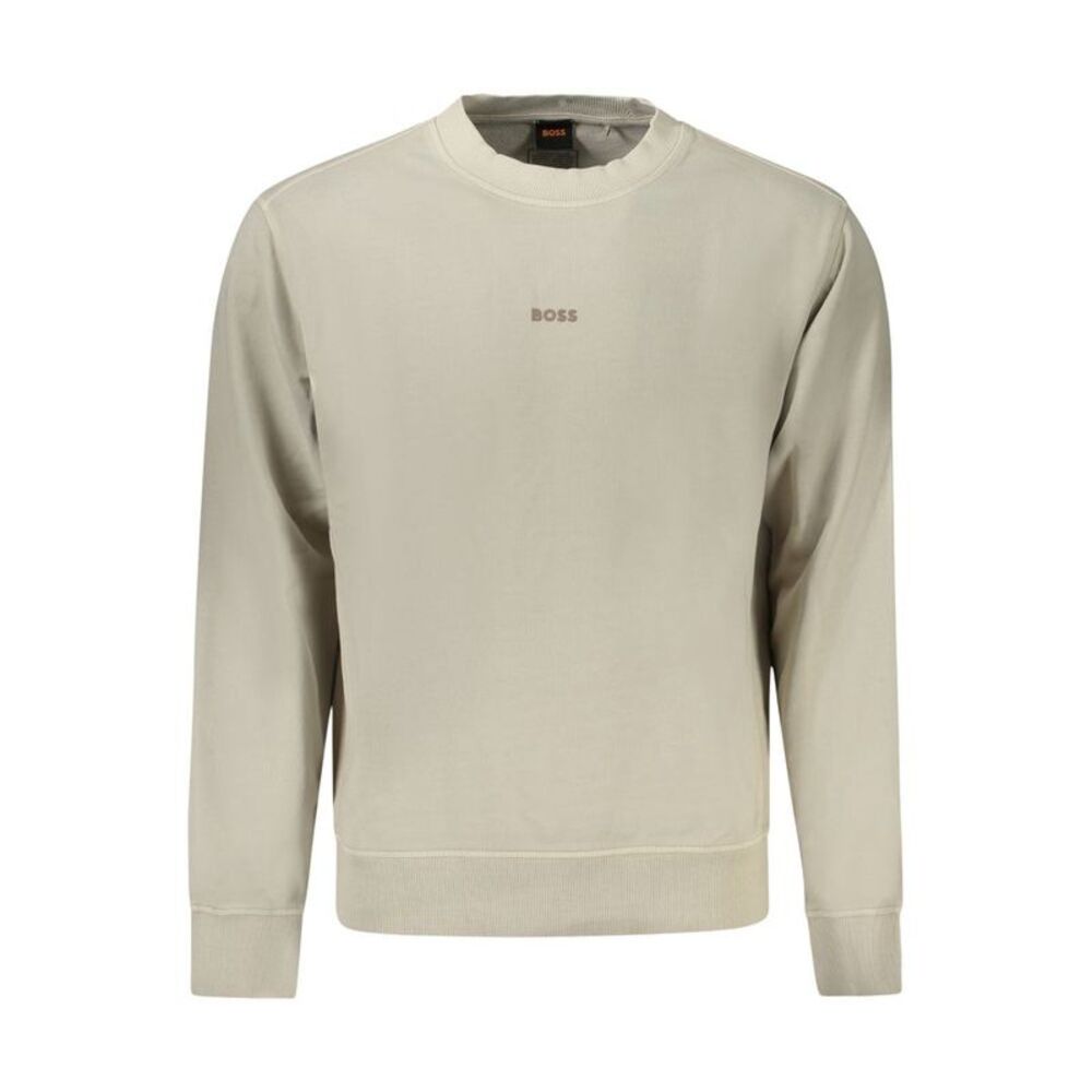 Hugo Boss Beige Cotton Men Men's Sweater